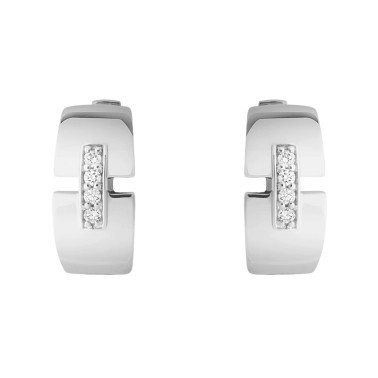 Boucles d'oreilles So Shocking Capricieuse en or blanc et diamants