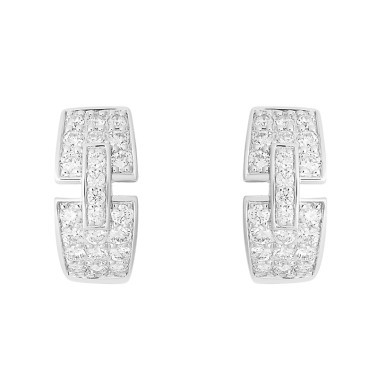 So Shocking Capricieuse Earrings paved white gold and diamonds