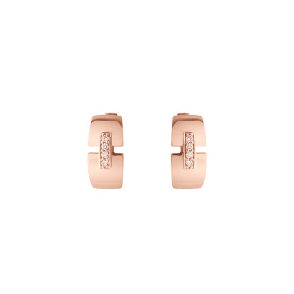 Boucles d'oreilles So Shocking Capricieuse en or rose et diamants