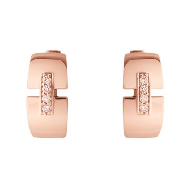 So Shocking Capricieuse Earrings pink gold and diamonds