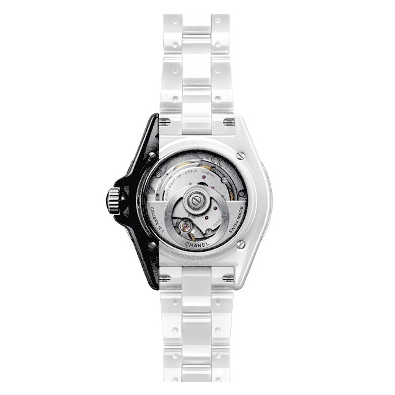 Montre Chanel J12 Paradoxe automatique céramique blanche et noire Edition Spéciale 38 mm
