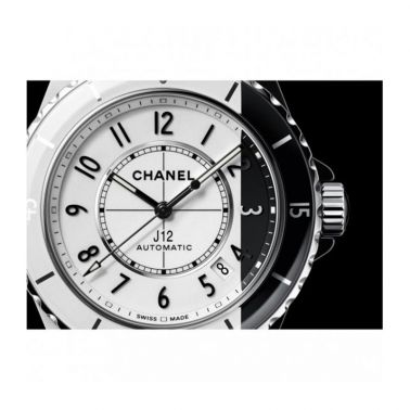 Montre Chanel J12 Paradoxe automatique céramique blanche et noire Edition Spéciale 38 mm