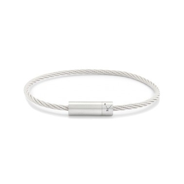 Bracelet Le Gramme Câble en argent 925 Lisse Brossé