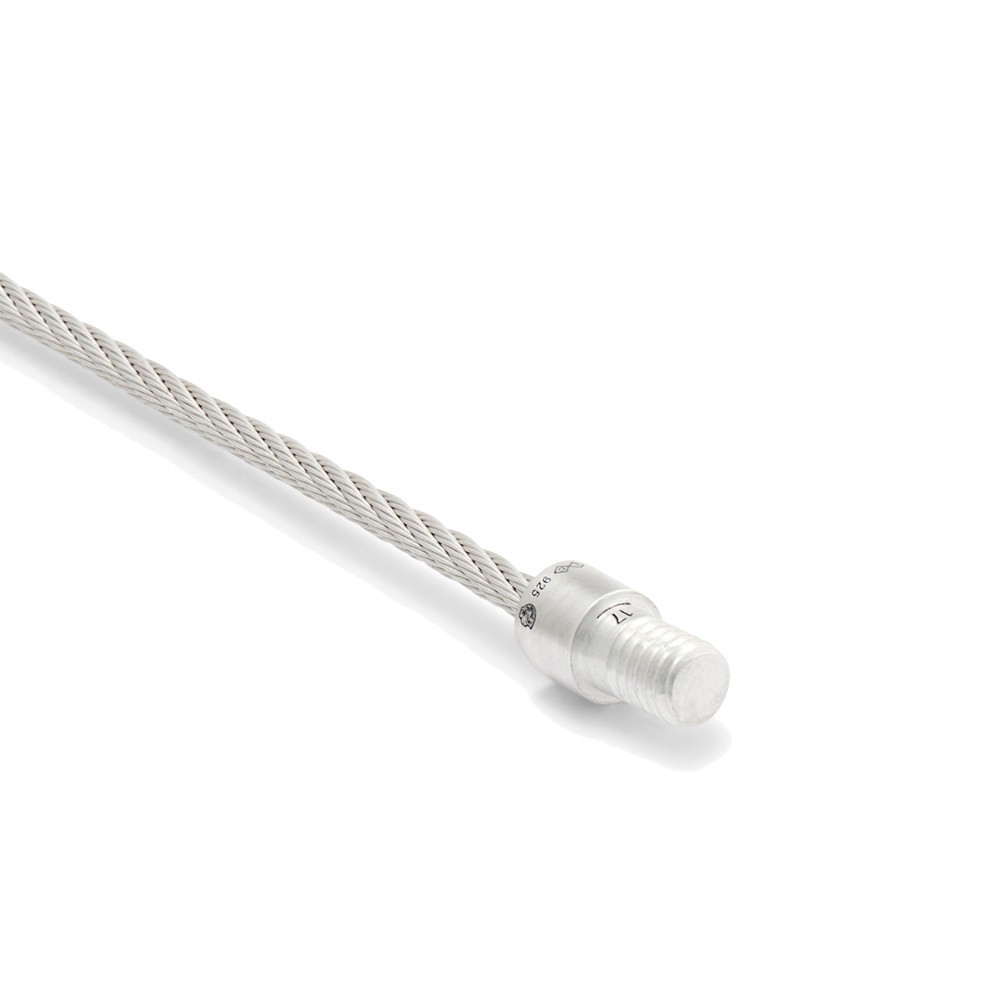 Bracelet Le Gramme Câble en argent 925 Lisse Brossé