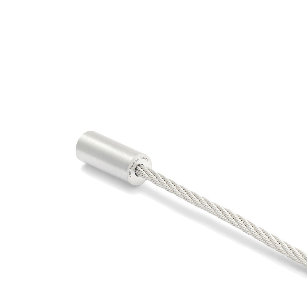 Bracelet Le Gramme Câble en argent 925 Lisse Brossé
