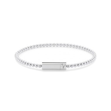 Bracelet Le Gramme Beads in 925 Silver Smooth Polished