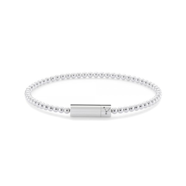 Bracelet Le Gramme Beads in 925 Silver Smooth Polished