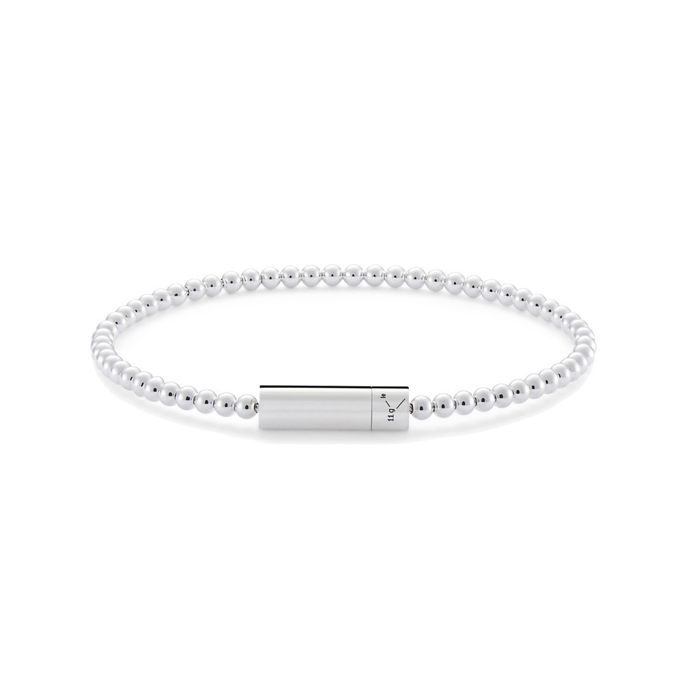Bracelet Le Gramme Beads in 925 Silver Smooth Polished