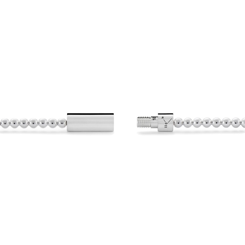 Bracelet Le Gramme Beads in 925 Silver Smooth Polished