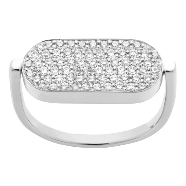 Bague So Shocking réversible Inverso en or blanc onyx et diamants