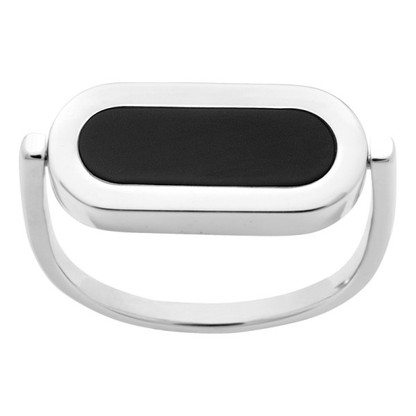 Bague So Shocking réversible Inverso en or blanc onyx et diamants