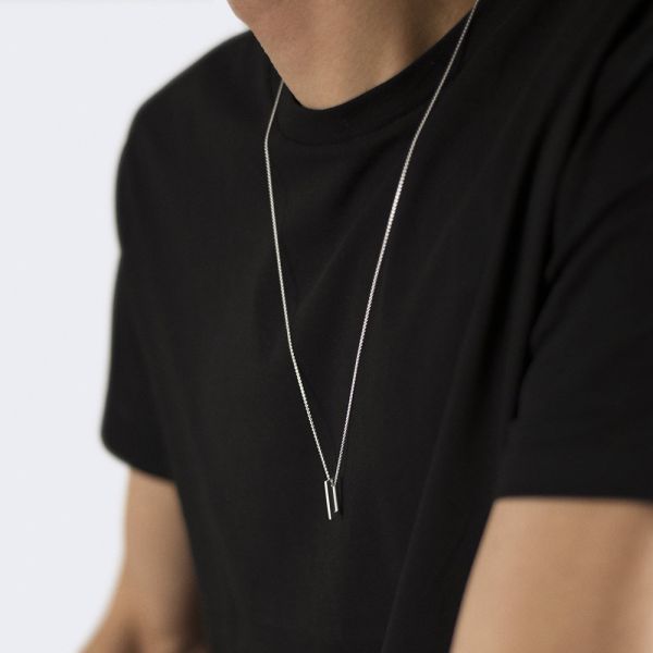 Médaille Le Gramme Rectangle 1,5 g en argent 925 Lisse Brossé