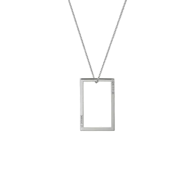 Médaille Le Gramme Rectangle 2,6 g en argent 925 Lisse Poli