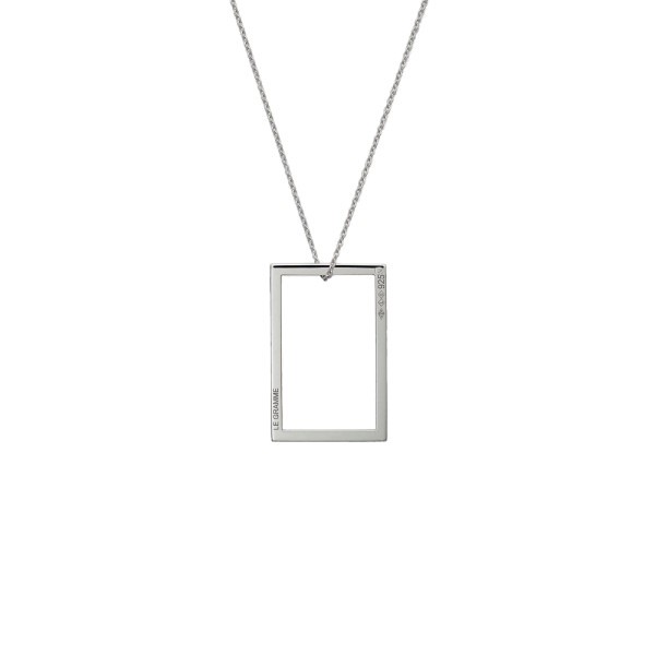 Médaille Le Gramme Rectangle 2,6 g en argent 925 Lisse Poli