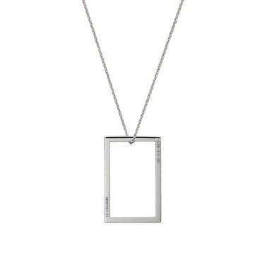 Médaille Le Gramme Rectangle 2,6 g en argent 925 Lisse Poli