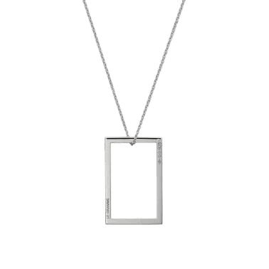Médaille Le Gramme Rectangle 2,6 g en argent 925 Lisse Poli