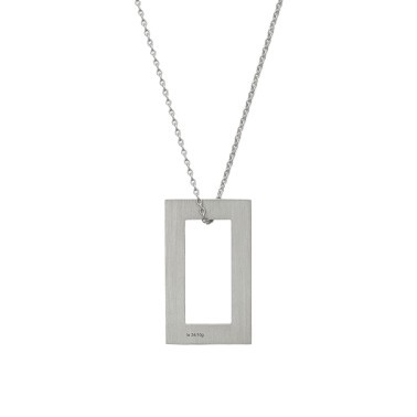 Médaille Le Gramme Rectangle 3,4 g en argent 925 Lisse Poli