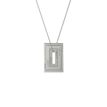 Médailles Accumulation Le Gramme Rectangle en argent 925