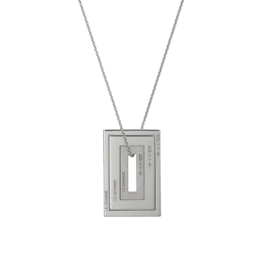 Médailles Accumulation Le Gramme Rectangle en argent 925