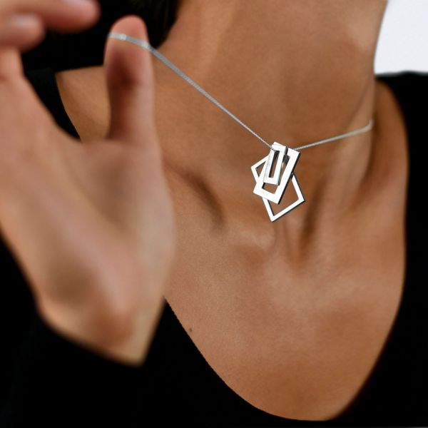 Médailles Accumulation Le Gramme Rectangle en argent 925