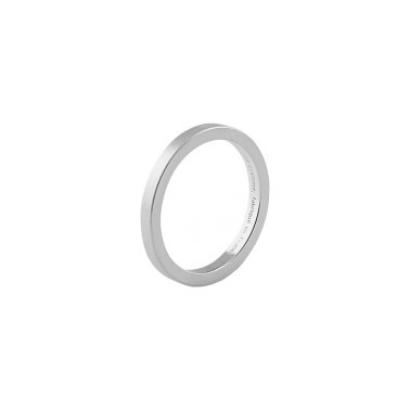 Anneau Le Gramme Ruban en argent 925 Lisse Brossé