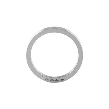 Anneau Le Gramme Ruban en argent 925 Lisse Brossé