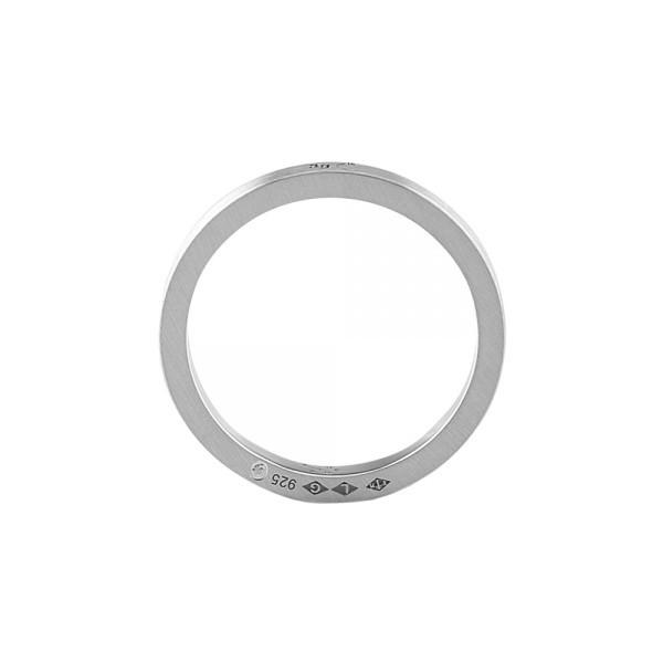 Anneau Le Gramme Ruban en argent 925 Lisse Brossé