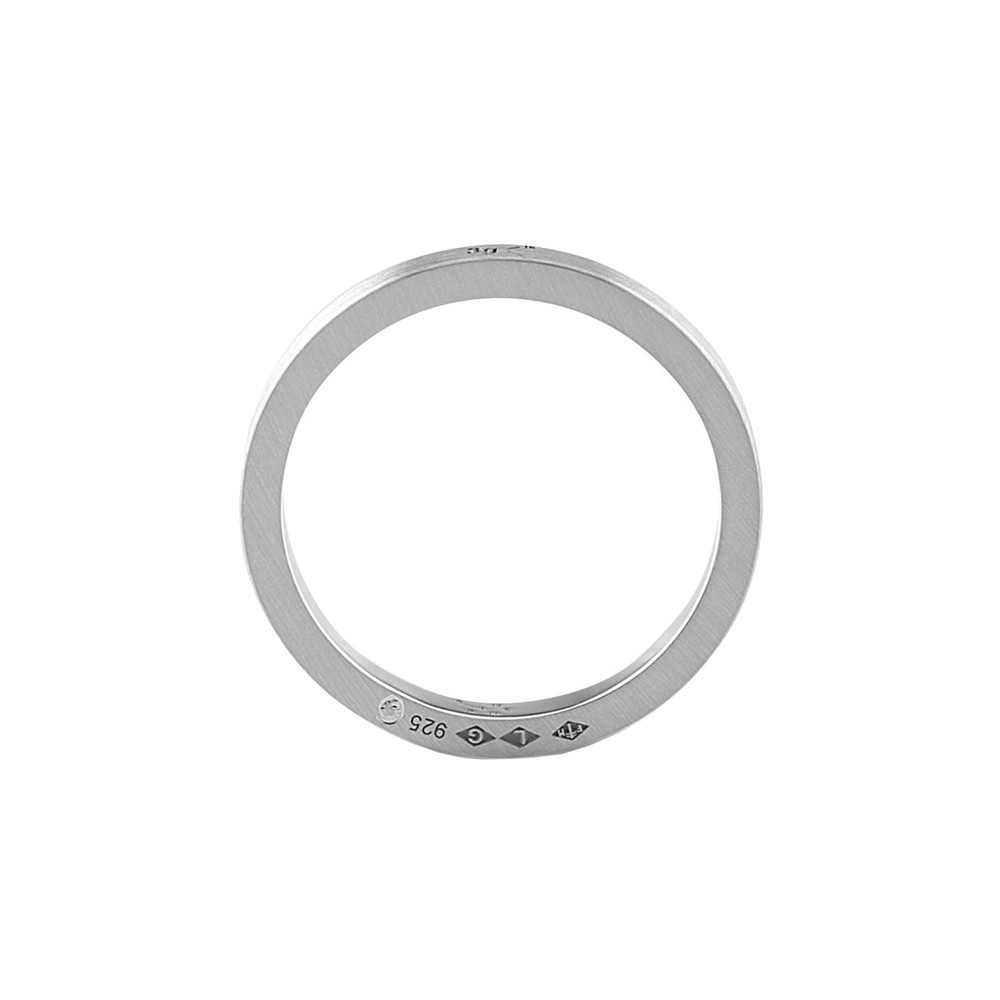 Anneau Le Gramme Ruban en argent 925 Lisse Brossé