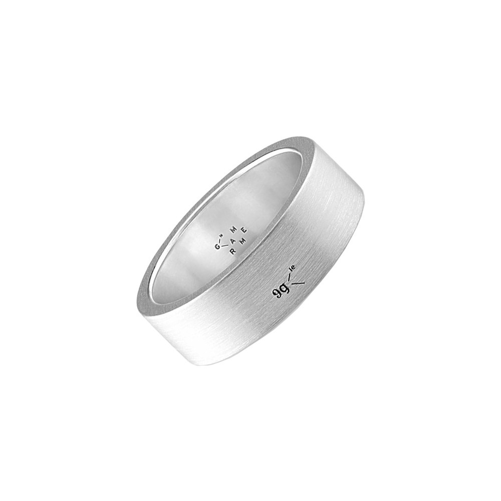 Ring le gramme 925 Silver Ribbon Smooth Brushed, LGCARBR011 - Lepage