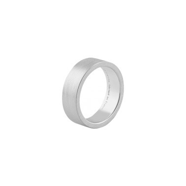 Anneau Le Gramme Ruban en argent 925 Lisse Brossé