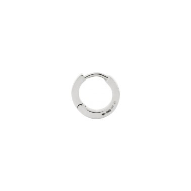 Earring Le Gramme in 925 Silver Ribbon Smooth Polished