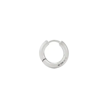 Boucle d'oreille Le Gramme Jonc en argent 925 Lisse Brossé