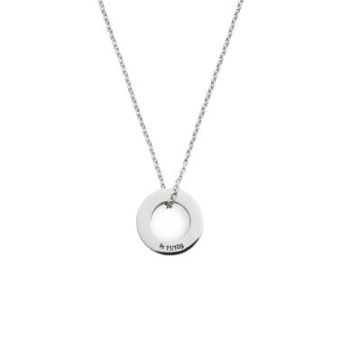 Médaille Le Gramme Ronde 1,1 g en argent 925 Lisse Brossé