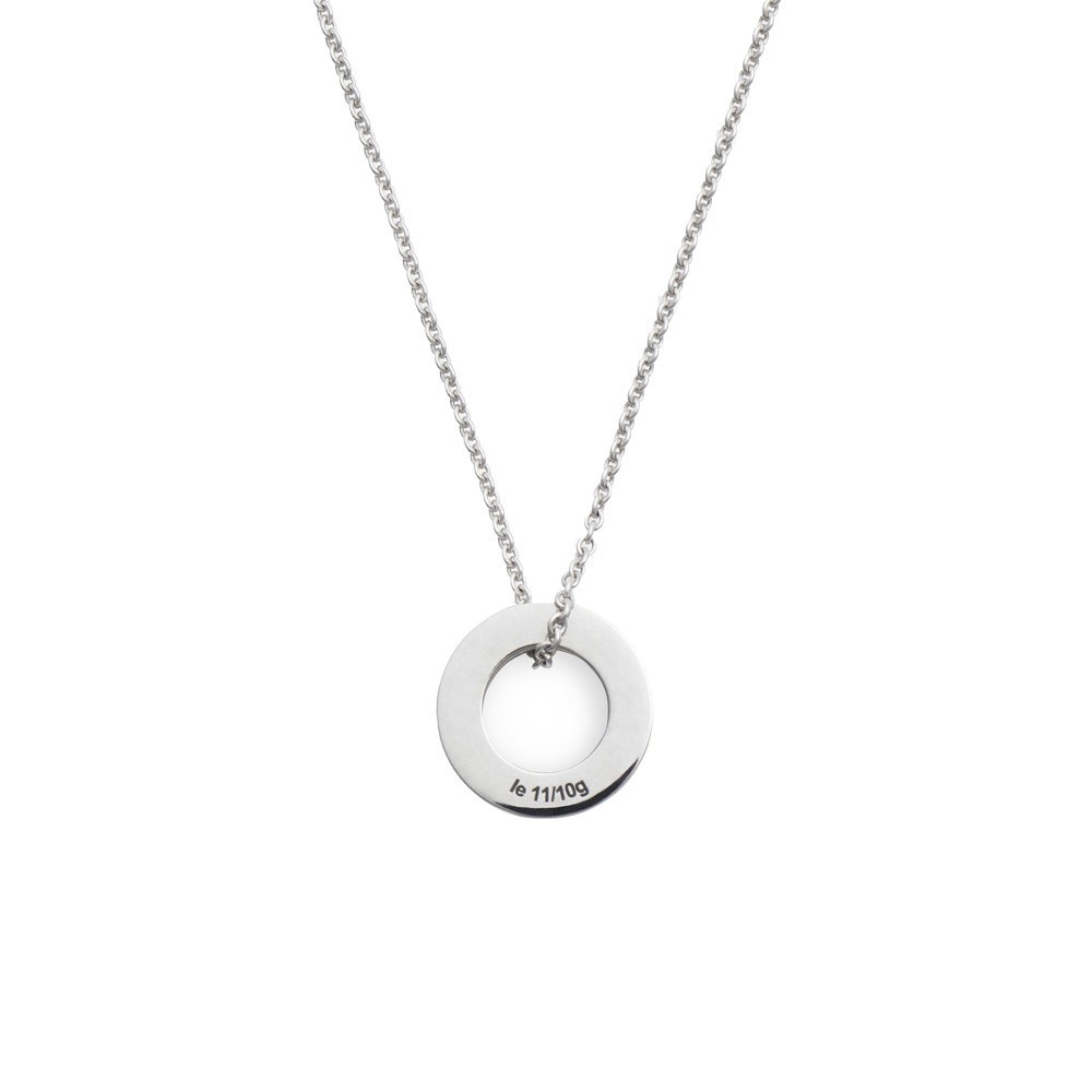 Médaille Le Gramme Ronde 1,1 g en argent 925 Lisse Brossé