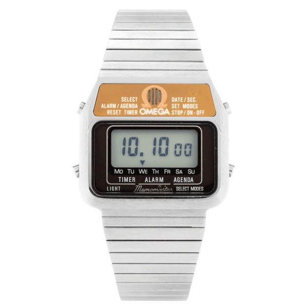 Omega Memomaster watch quartz 35 mm 1979