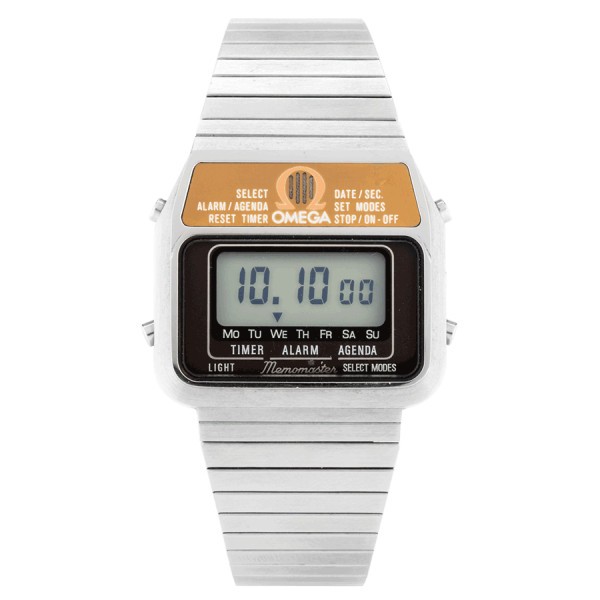 Omega Memomaster watch quartz 35 mm 1979