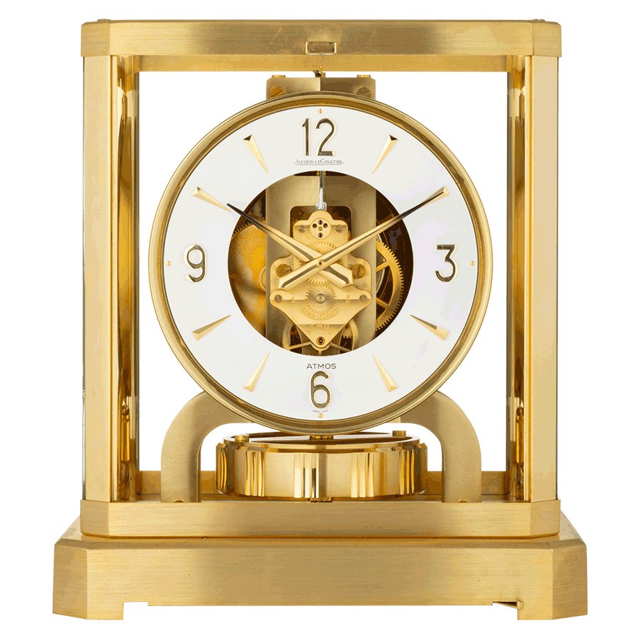 Jaeger-LeCoultre Atmos clock brass gold-plated 1960s - Lepage