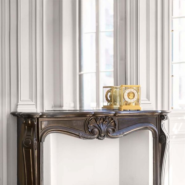 Pendule Jaeger-LeCoultre Atmos laiton doré à l'or fin 1960s