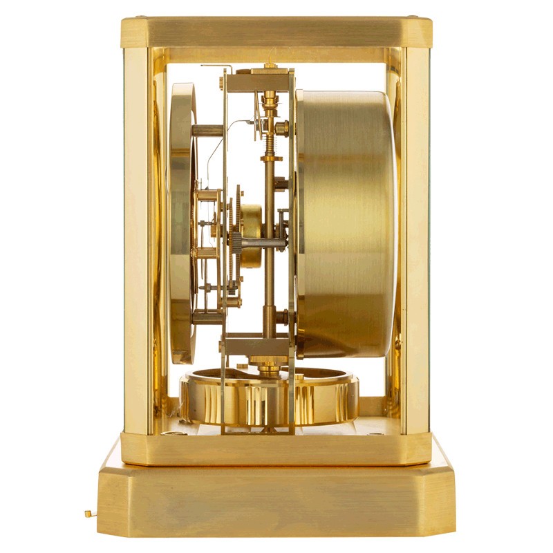 Pendule Jaeger-LeCoultre Atmos laiton doré à l'or fin 1960s