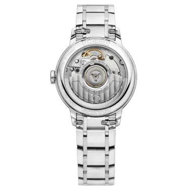 Montre Baume et Mercier Classima automatique cadran nacre index diamants bracelet acier 31 mm