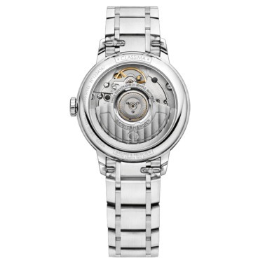 Watch Baume et Mercier Classima automatic Classima mother-of-pearl dial diamond hour markers steel bracelet 31 mm
