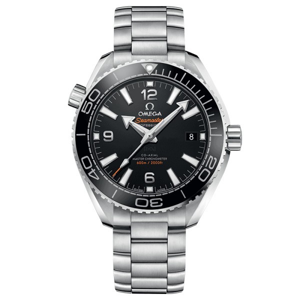 Montre Omega Seamaster Planet Ocean 600 m Co-Axial Master Chronometer cadran noir bracelet acier 39,5 mm