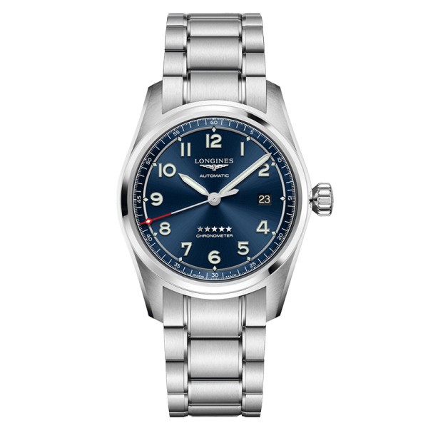 Montre Longines Spirit Prestige Edition automatique cadran bleu 40 mm L3.810.4.93.9