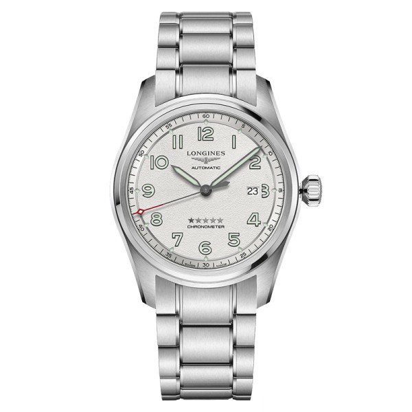 Longines Spirit Prestige Edition Automatic watch silver dial 42 mm
