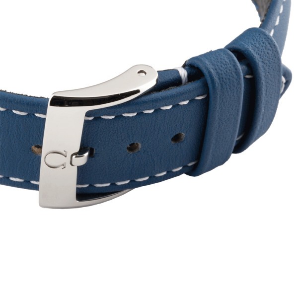 Omega Seamaster Olympic Games watch white dial blue leather strap Limited Edition 2032 ex. 39.5 mm