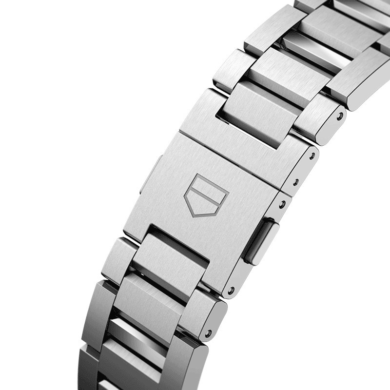 Montre TAG Heuer Carrera Calibre Heuer 02 chronographe cadran bleu bracelet acier 44 mm CBN2A1A.BA0643