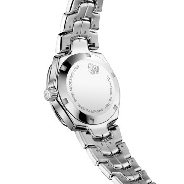 Montre TAG Heuer Link quartz cadran nacre bleue bracelet acier 32 mm WBC1311.BA0600