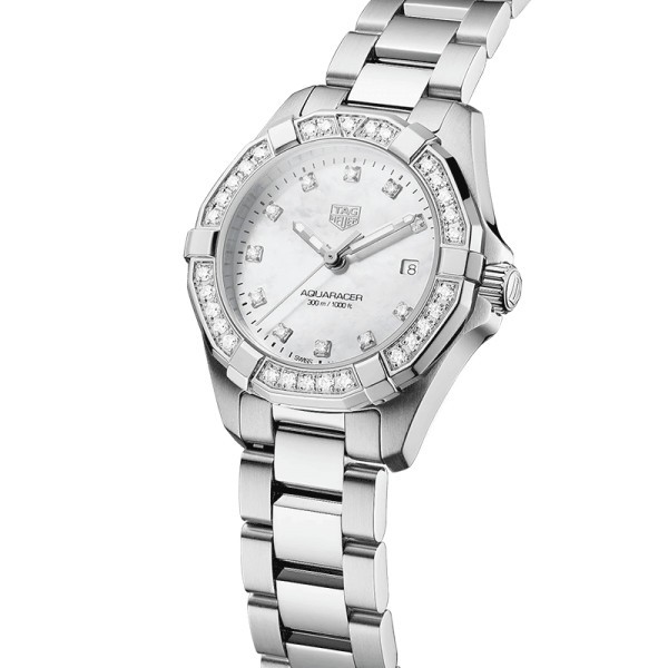 Tag heuer aquaracer online mother of pearl