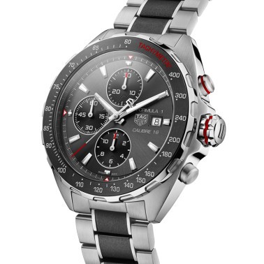 Montre TAG Heuer Formula 1 Calibre 16 cadran anthracite bracelet acier et céramique 44 mm CAZ2012.BA0970
