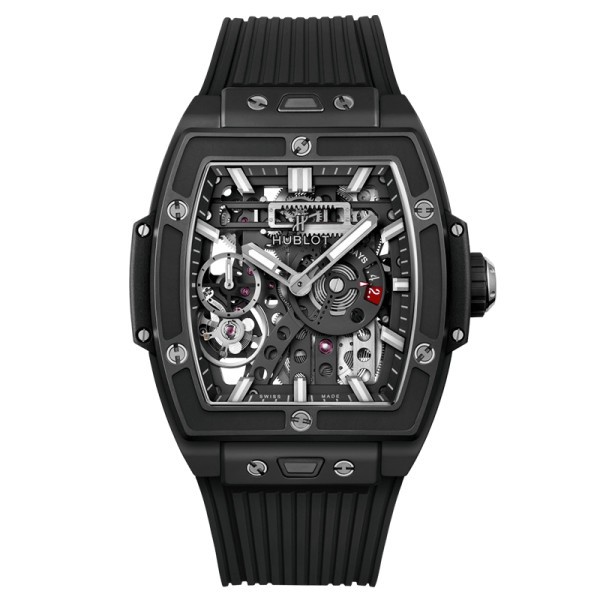 Hublot Spirit of Big Bang Meca-10 Black Magic watch black rubber bracelet 45 mm